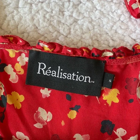 Réalisation Par Juliet Rouge Fleur Dress size Small - Picture 8 of 16